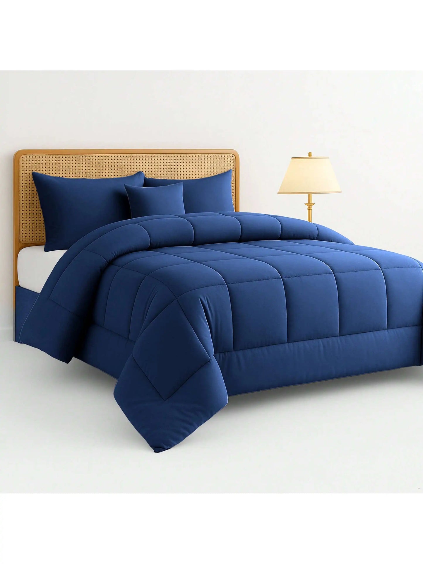 LDC Lux Decor Collection 5 Piece Comforter Set In Bag