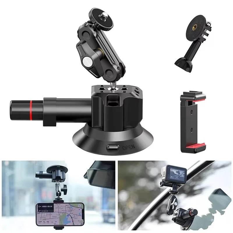 Ulanzi Hand Pump Vacuum Suction Mount Bracket For Action Cameras