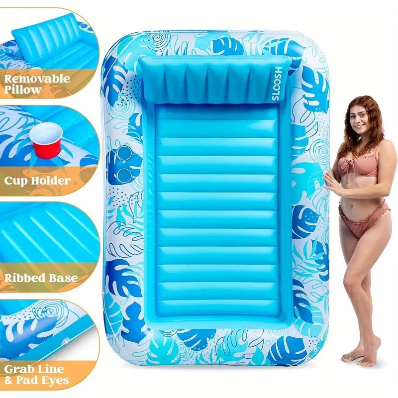 Joyfy 4-In-1 Inflatable Pool Lounger Float For Summer Fun