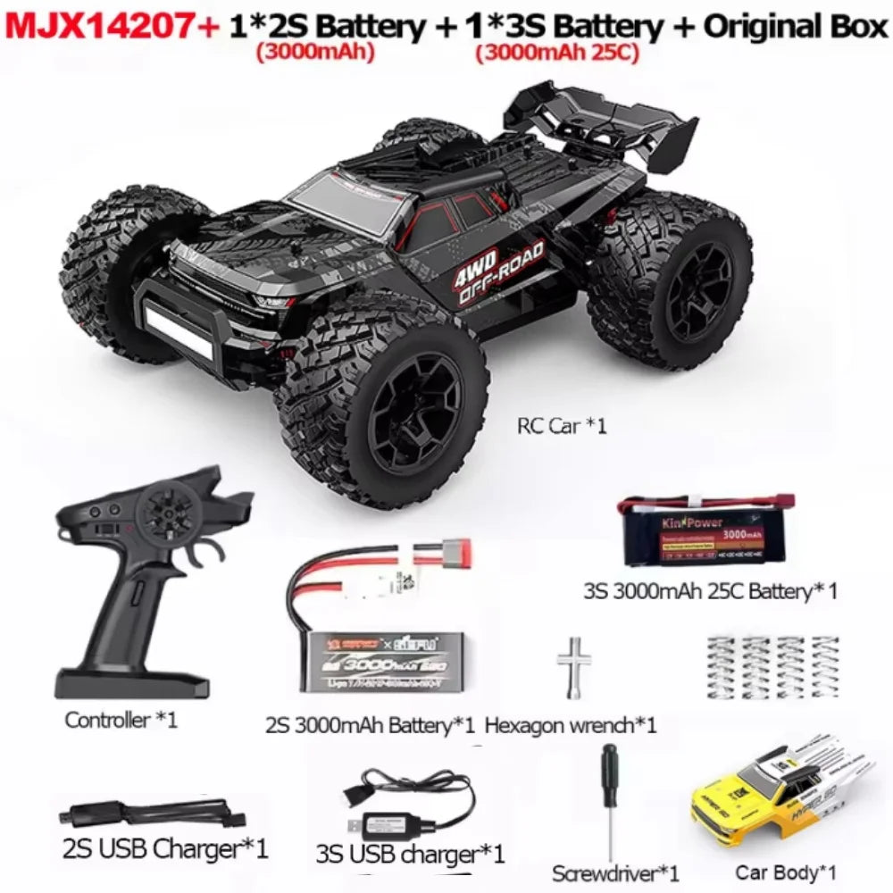 BEYONDSKYCE RC Car 4WD Brushless Off Road Dual Shells