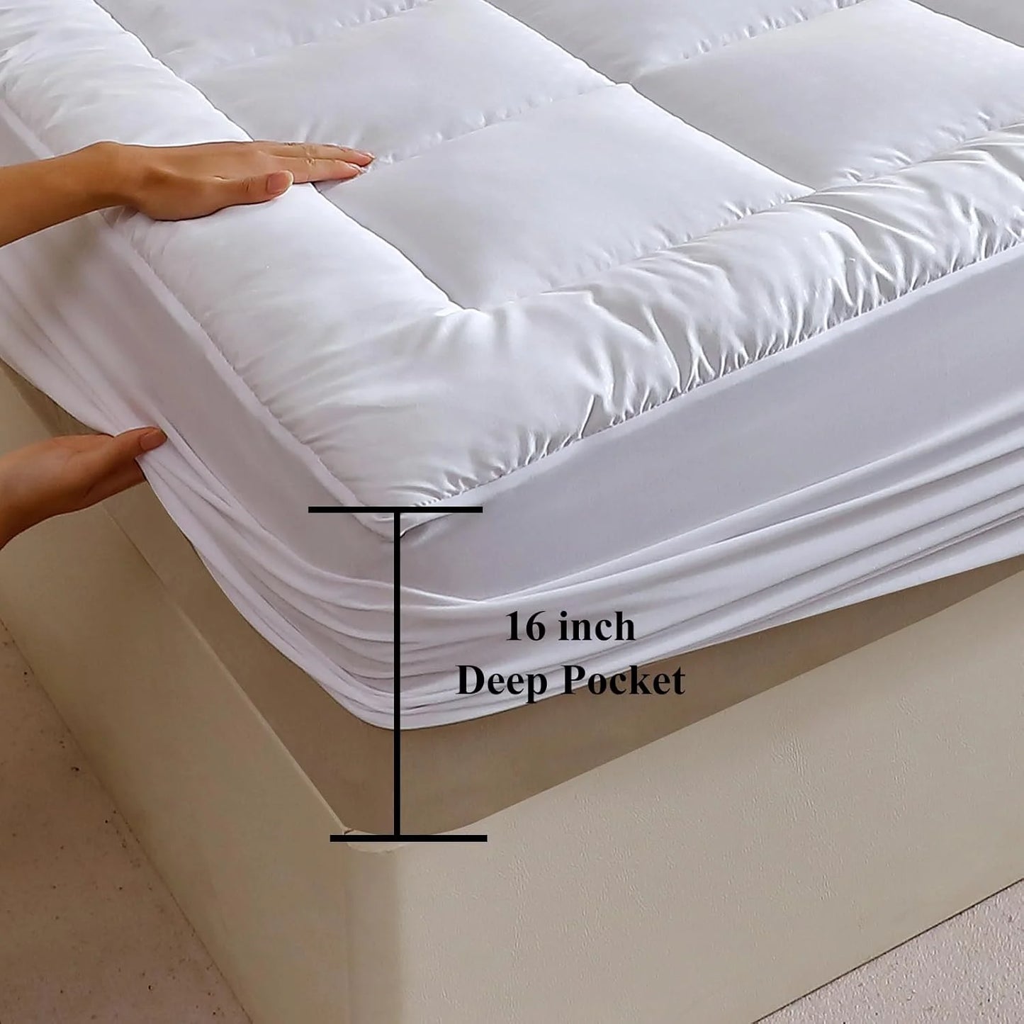 easYum Mattress Protector 360 GSM Breathable Dustproof