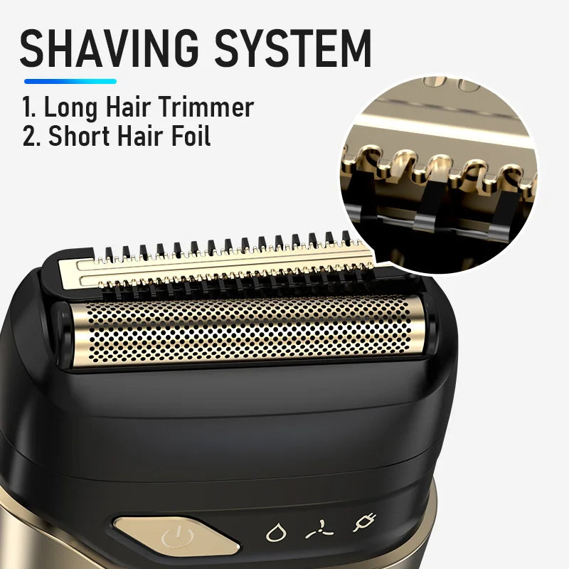 Ufree Electric Razor For Men Wet Dry Cordless Foil Shaver