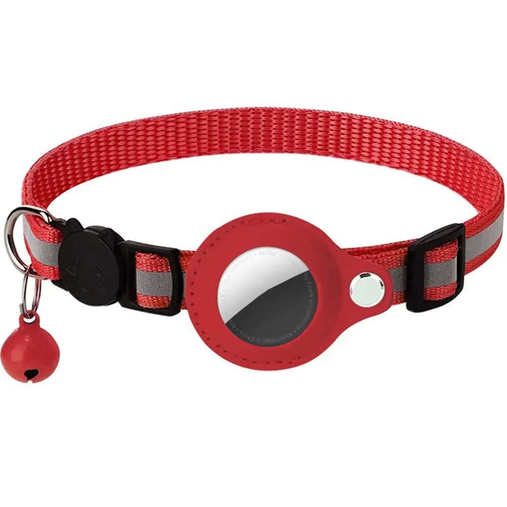 Shunmaii Reflective Cat Collar With AirTag Holder And Adjustable