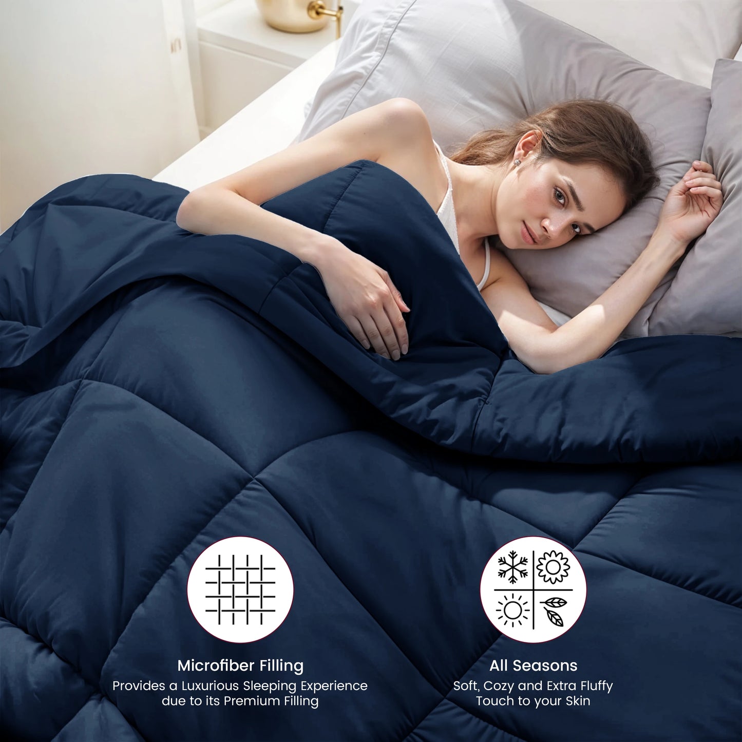 LDC Lux Decor Collection Down Alternative Comforter