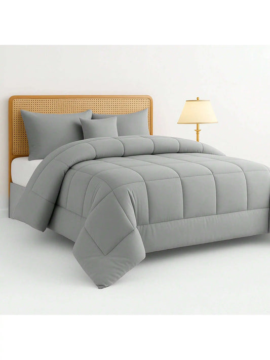 LDC Lux Decor Collection 5 Piece Comforter Set In Bag