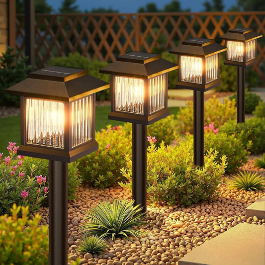Solar Pathway Light Outdoor LED Lamp Waterproof Landscape For Garden