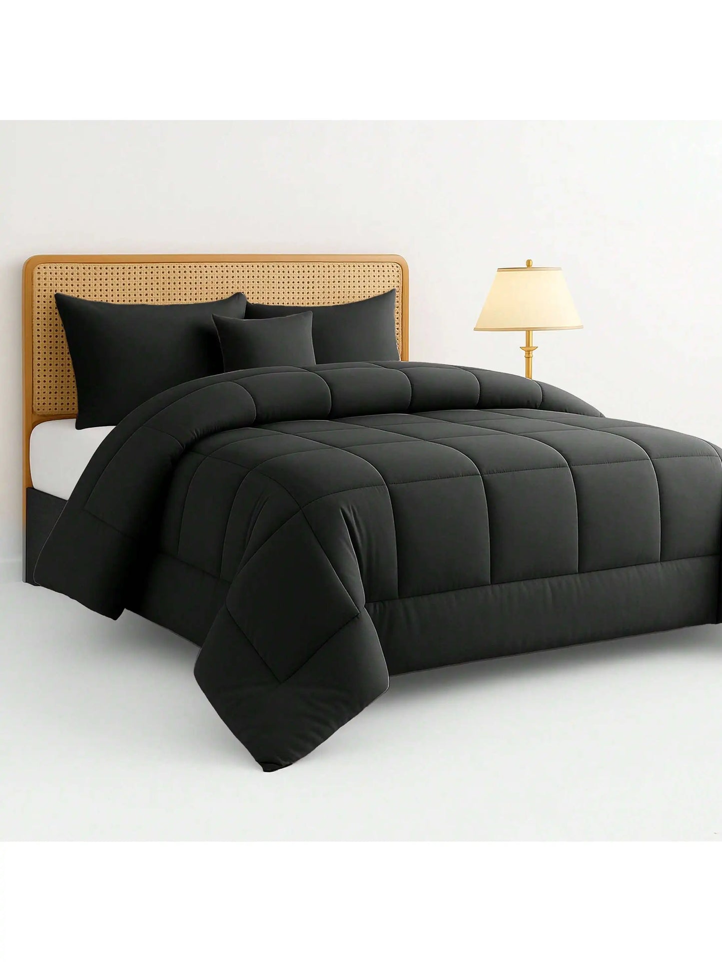 LDC Lux Decor Collection 5 Piece Comforter Set In Bag