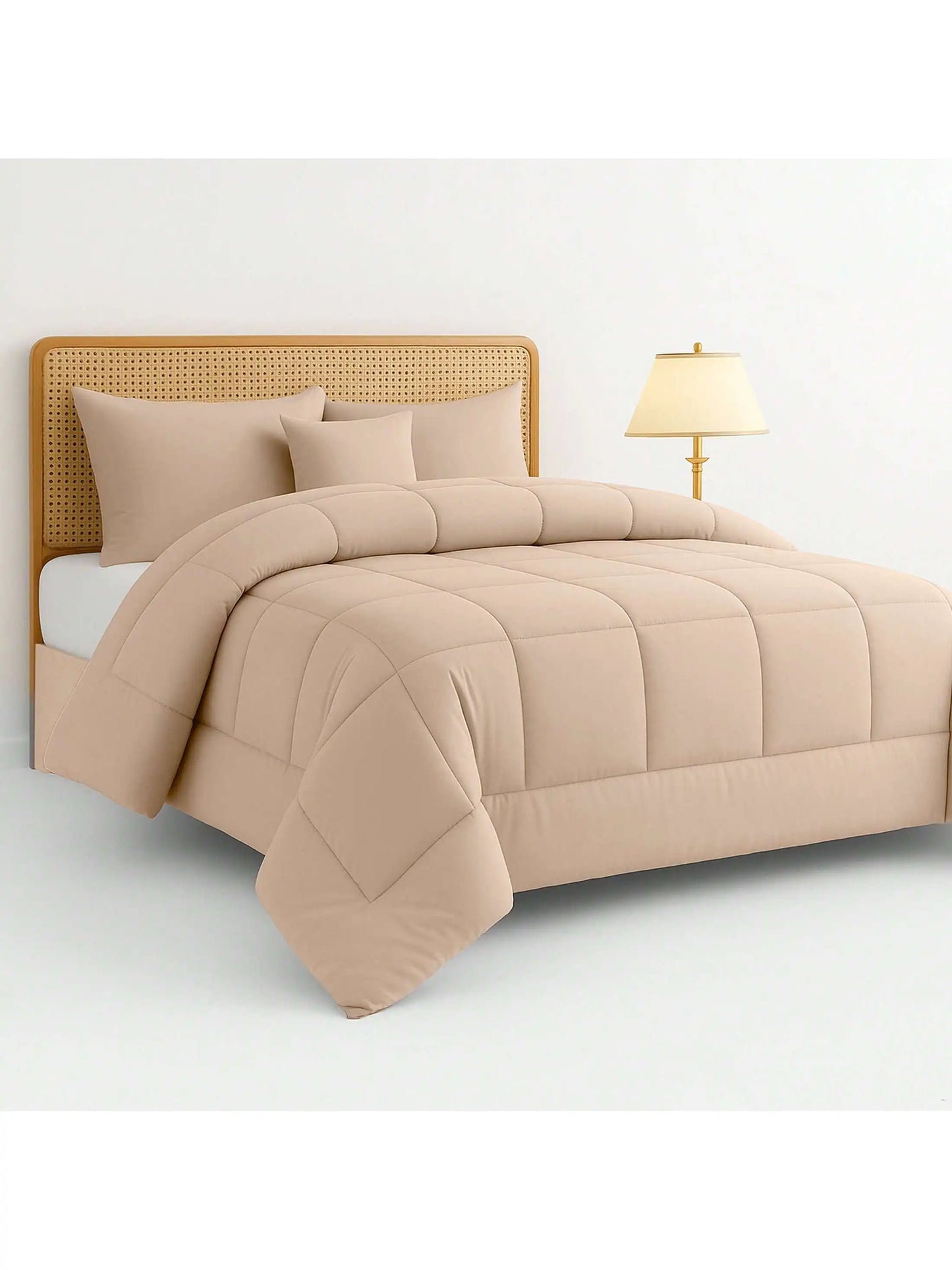 LDC Lux Decor Collection 5 Piece Comforter Set In Bag