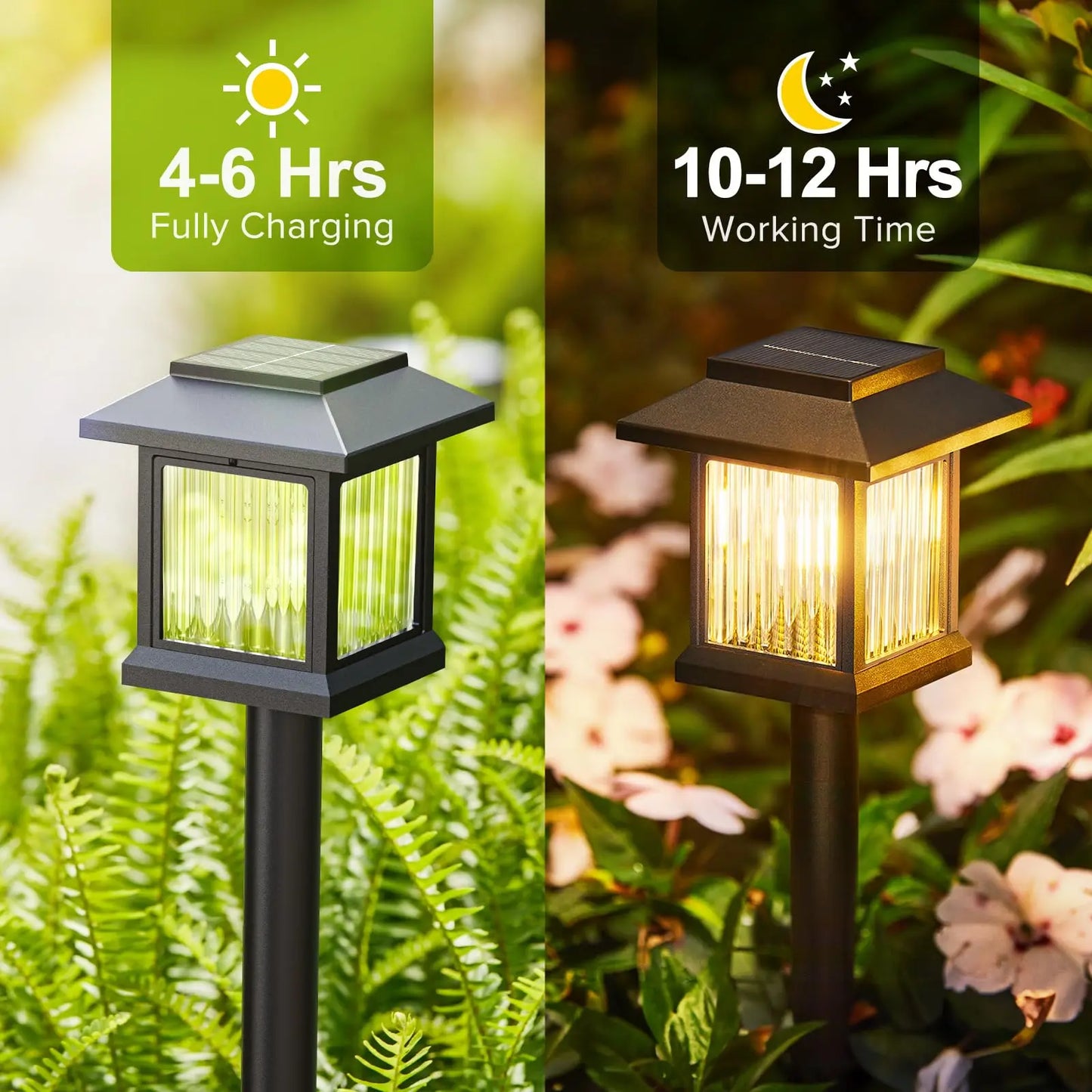 Solar Pathway Light Outdoor LED Lamp Waterproof Landscape For Garden