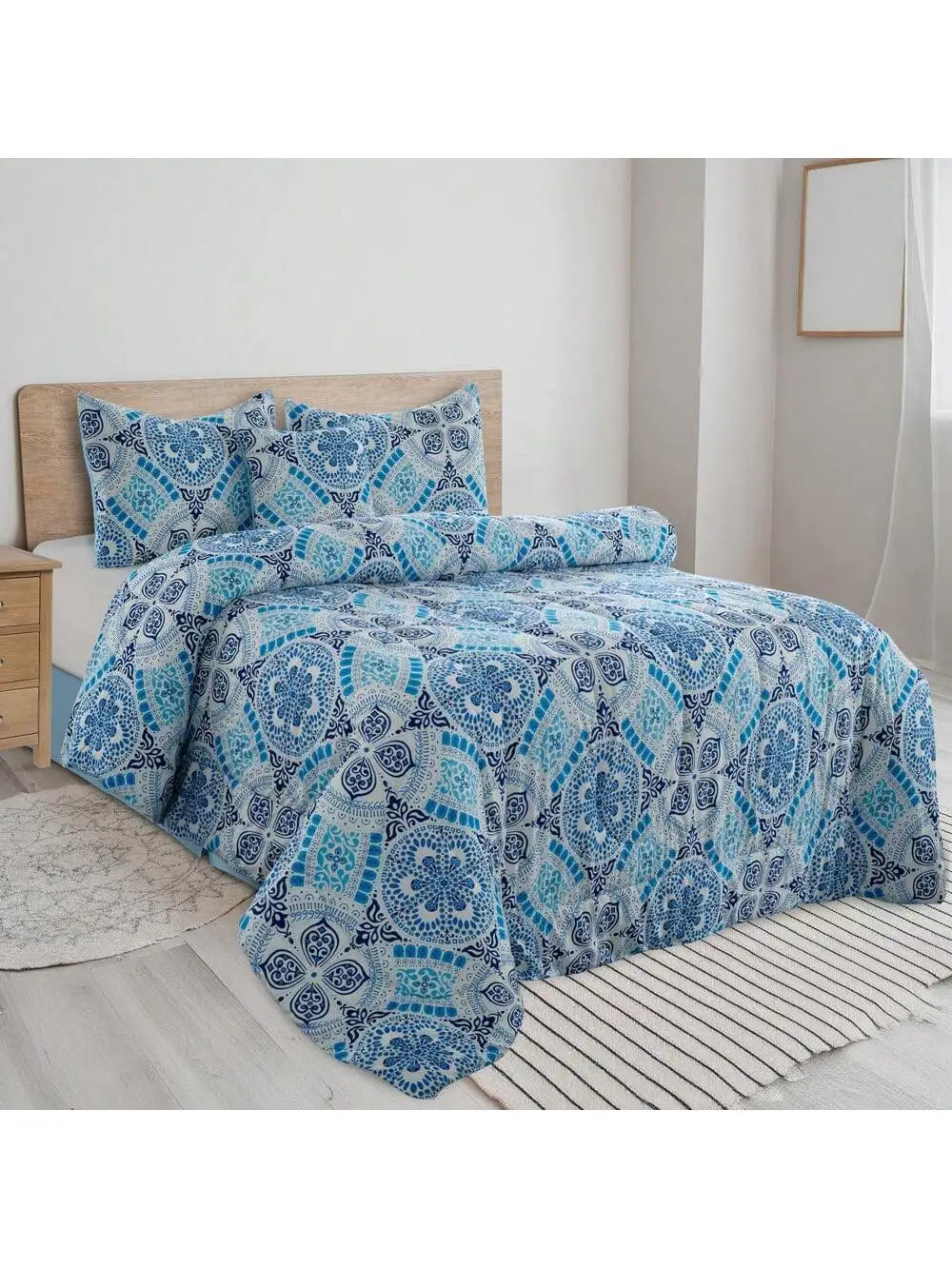 LDC Lux Decor Collection Reversible 5pc Comforter Set
