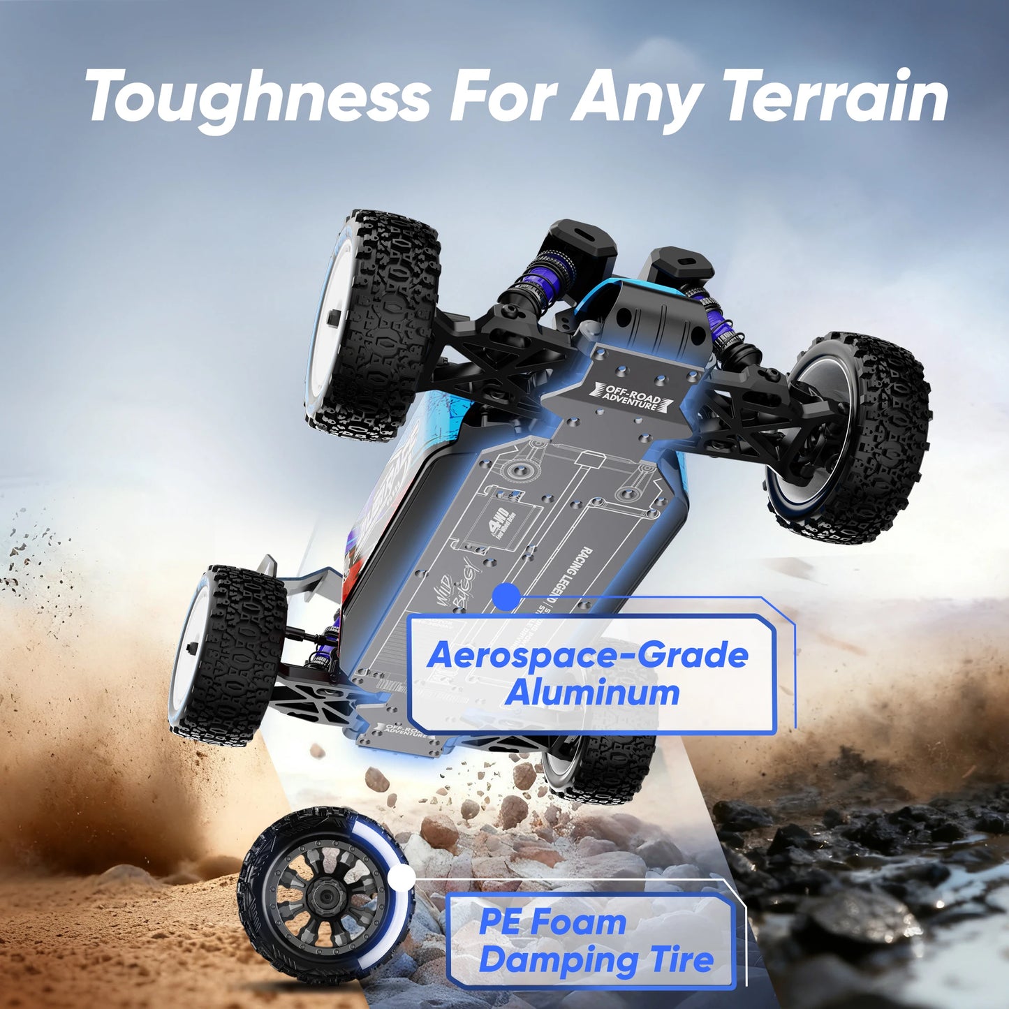 JIUSI 4WD Brushless RC Racing Car Off Road Drift Toy