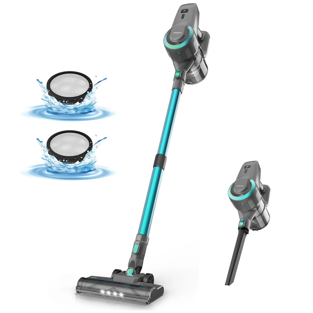 INSE N300 Cordless Upright Vacuum Cleaner For Car Carpet And Hard Floors