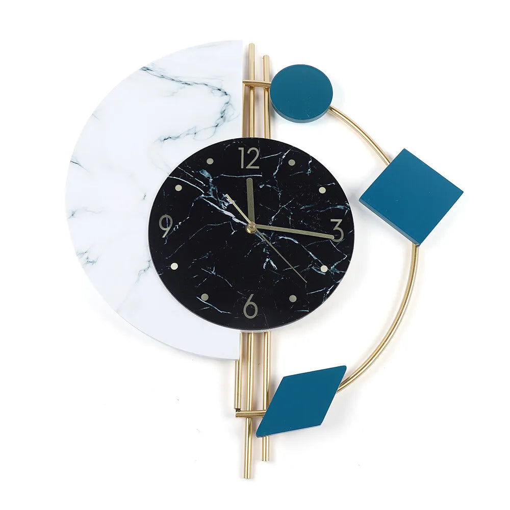 Modern Nordic 3D Wall Clock for Living Room Decor