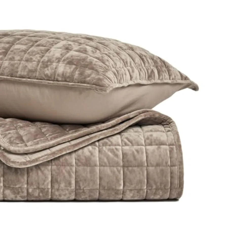 Luxury Velvet Quilt Bedding Set