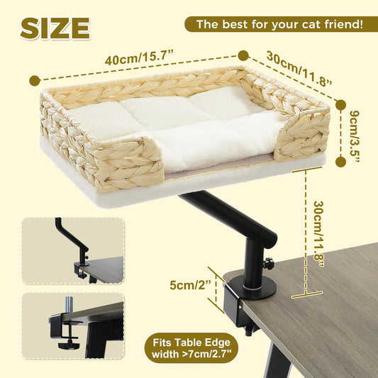 PAWZ Road Cat Desk Bed 360 Rotating Stand