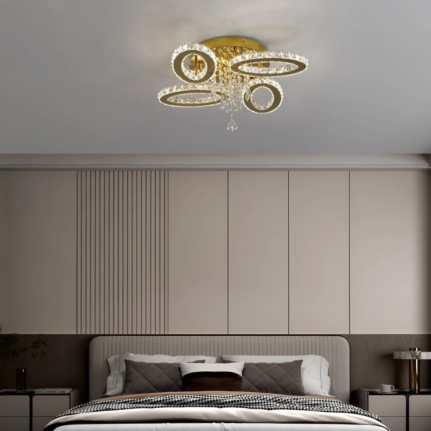 Vetrulus Crystal Chandelier Ceiling Light