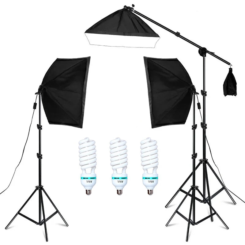 SH Professional Softbox Lighting Kit For Photography Studio