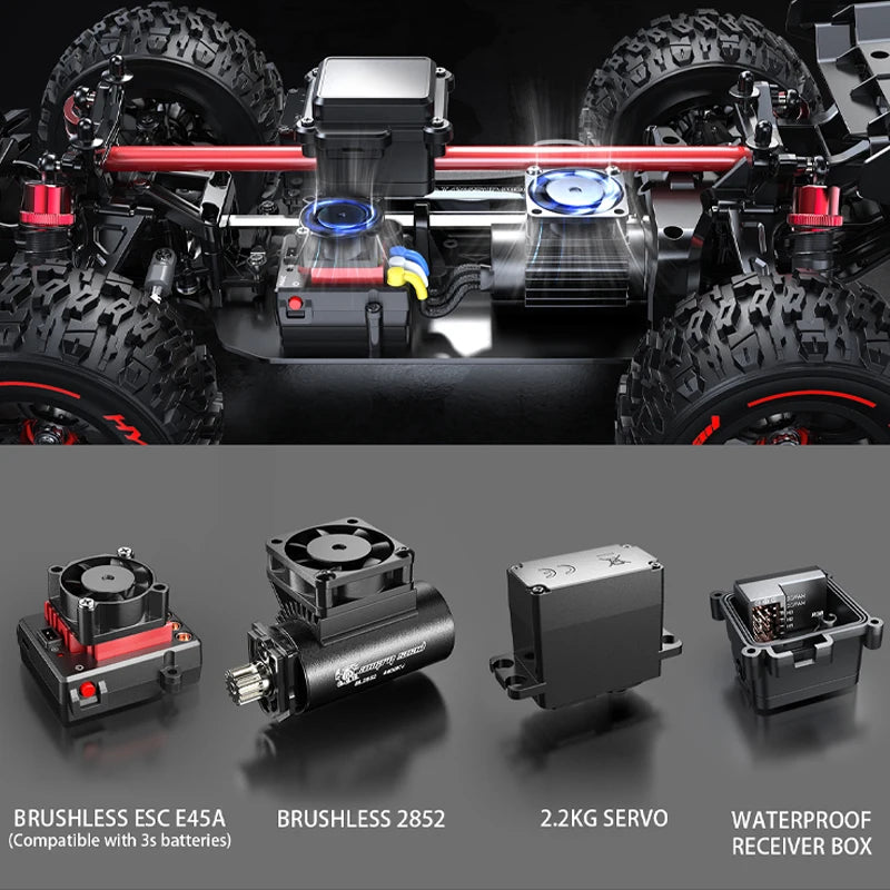 Jyscend MJX 14209 14210 V3.0 RC Car 4WD