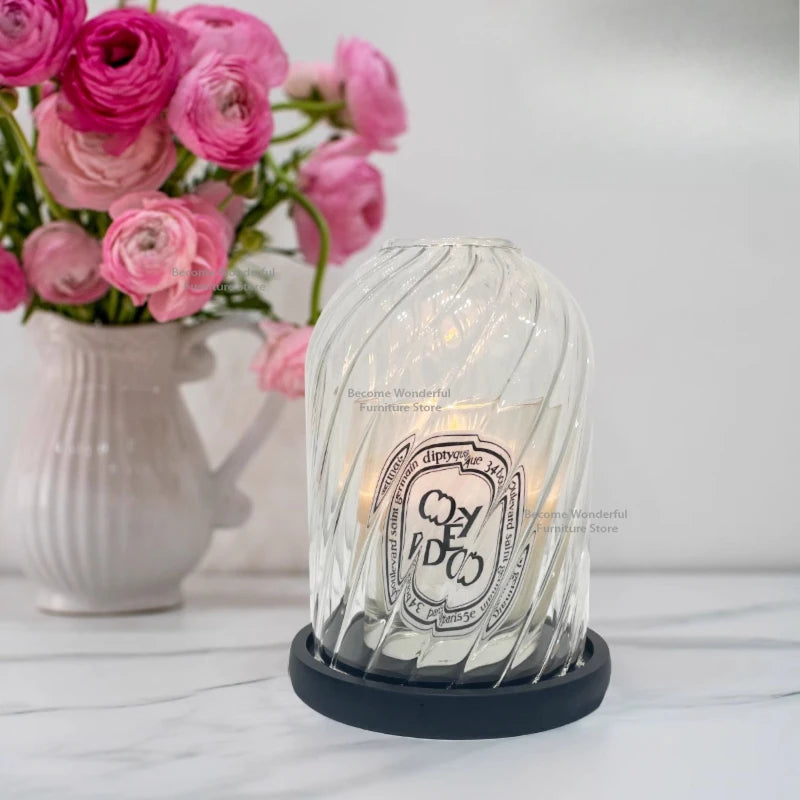 Modern Glass Tea Light Candle Holders For Home Decor
