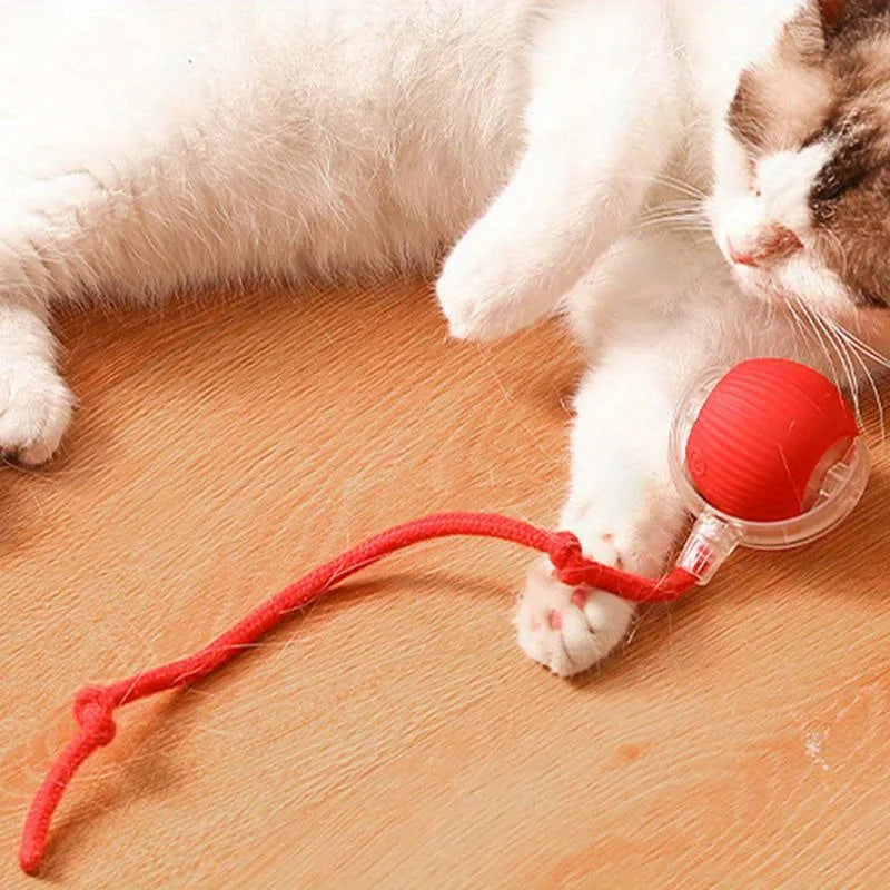 Automatic Interactive Cat Ball Toy Rechargeable Smart Rolling Ball