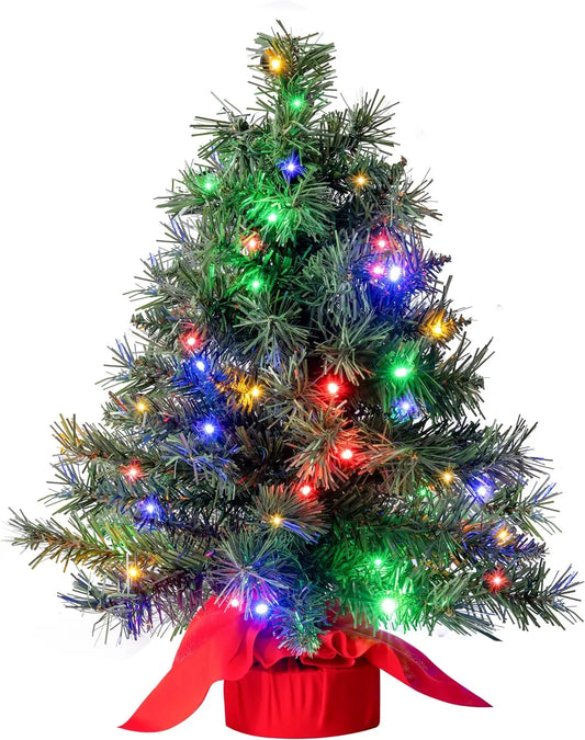 Joyfy Tabletop Christmas Tree With Multicolor LED Lights