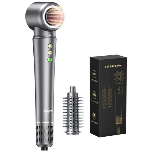 BOPCAL 5in1 Hair Styler with 1200W Dryer and Travel Bag