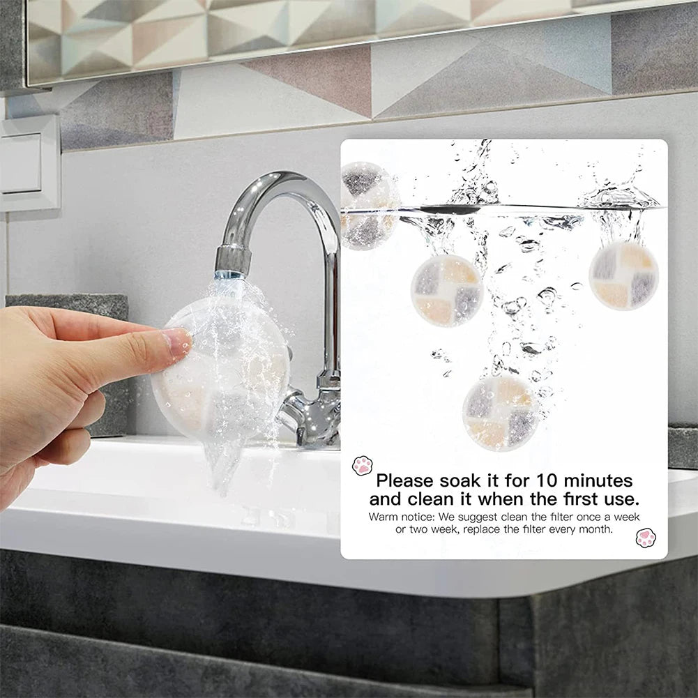 Shunmaii Cat Water Fountain Ion Resin Cotton Filter Replacement
