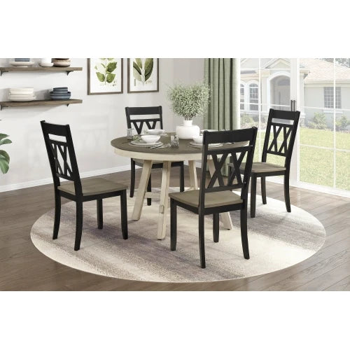 Modern Contemporary Round Dining Table Farmhouse Wooden Furniture
