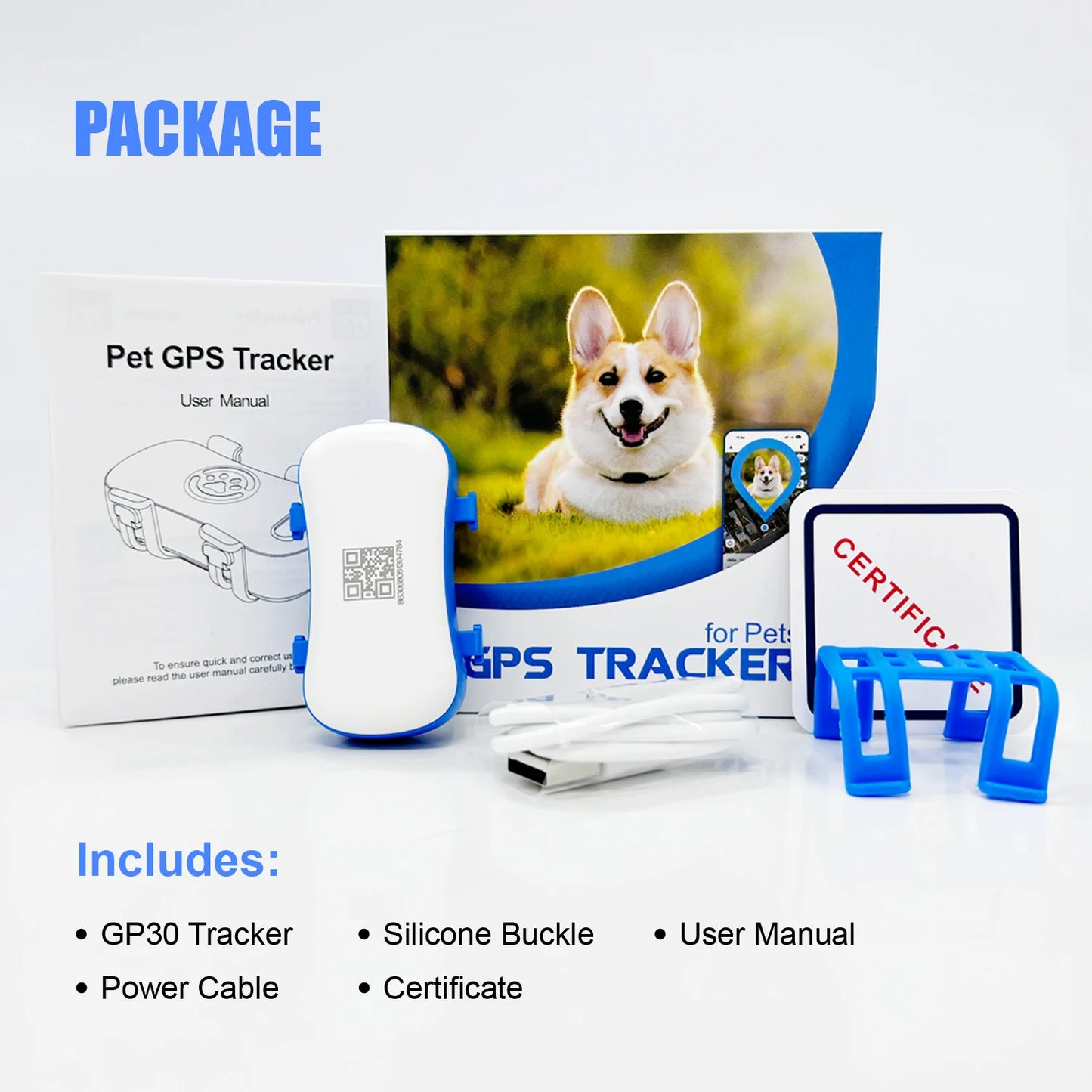 WANWAYTECH GPS Pet Tracker Real Time Location Unlimited Tracking