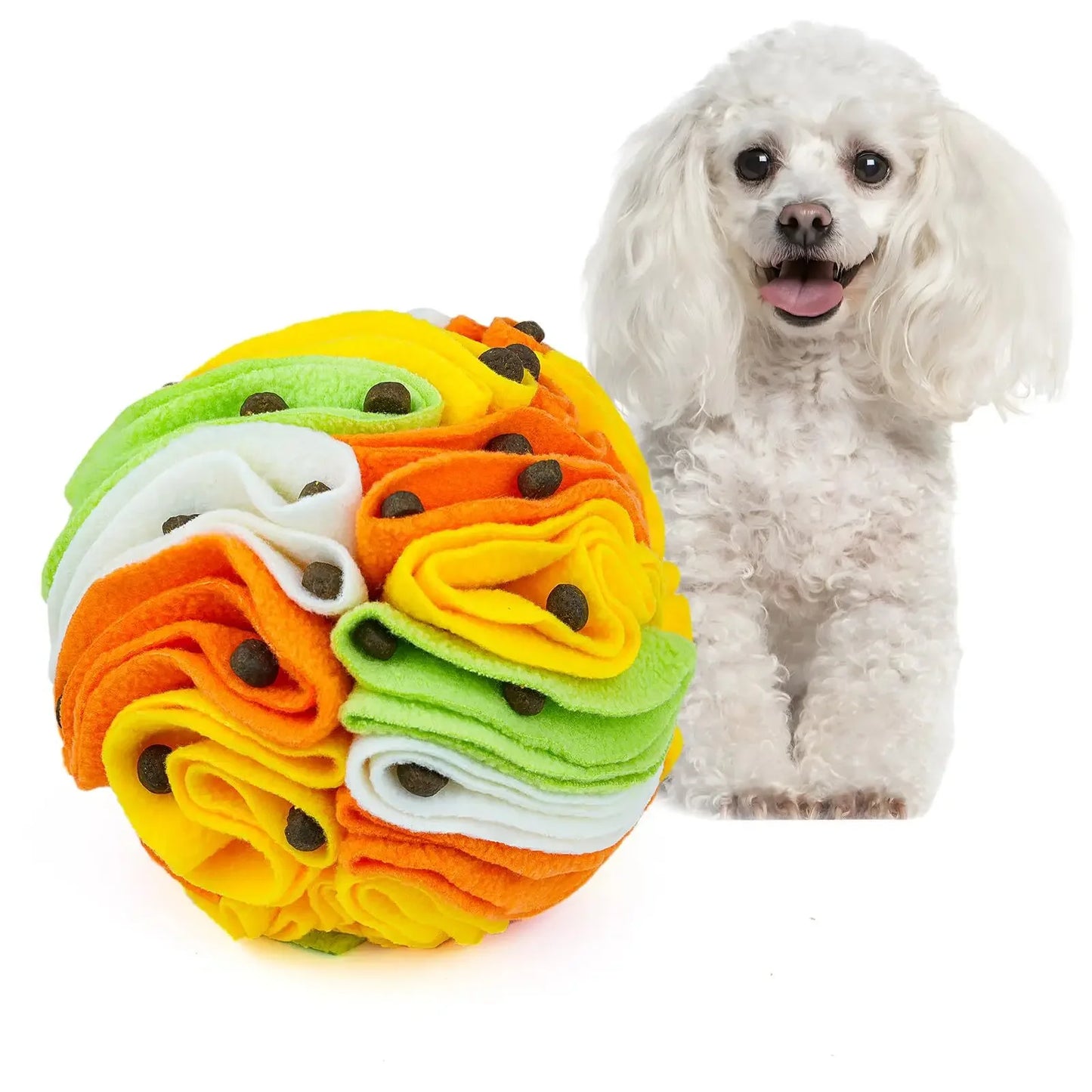 DKSTINYE Snuffle Ball Interactive Dog Toy For Small Dogs