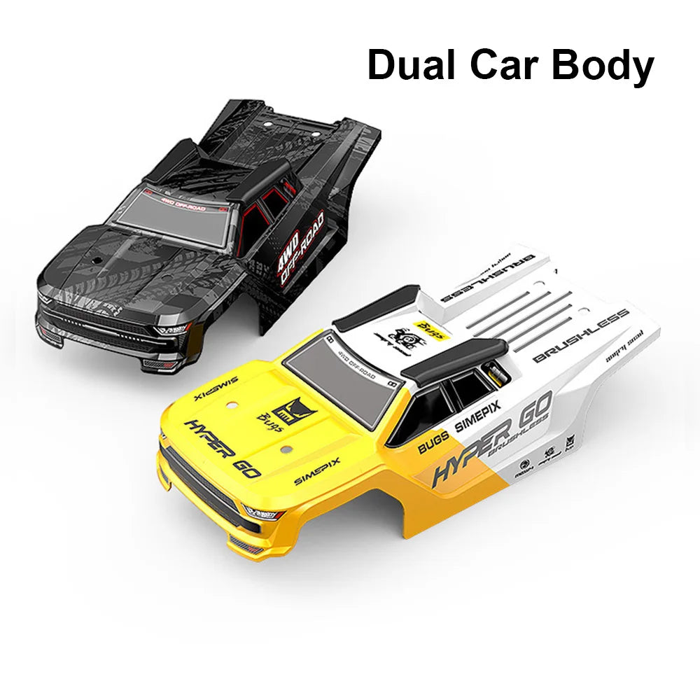 BEYONDSKYCE RC Car 4WD Brushless Off Road Dual Shells