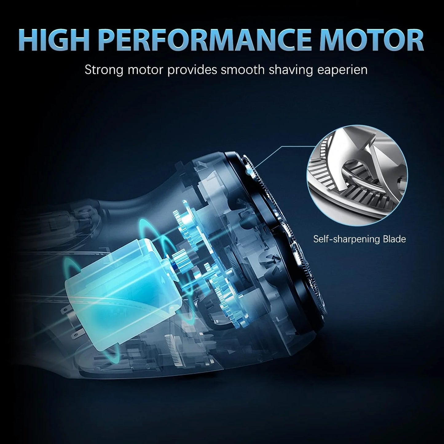 Sejoy Electric Razor for Men Rechargeable Shaver with Floating Head