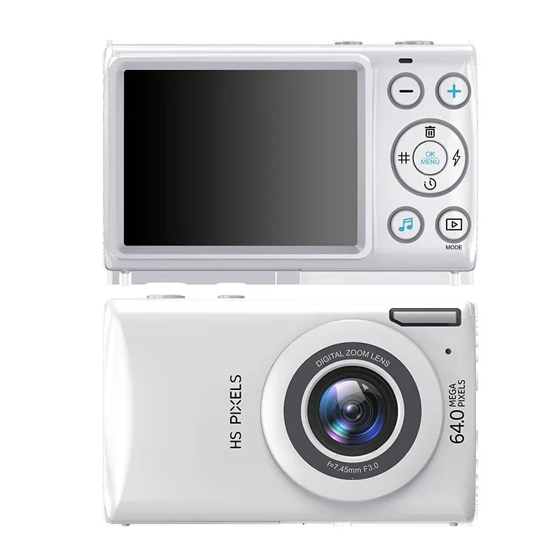 64MP 4K Digital Camera MP3 Player Camcorder for Students