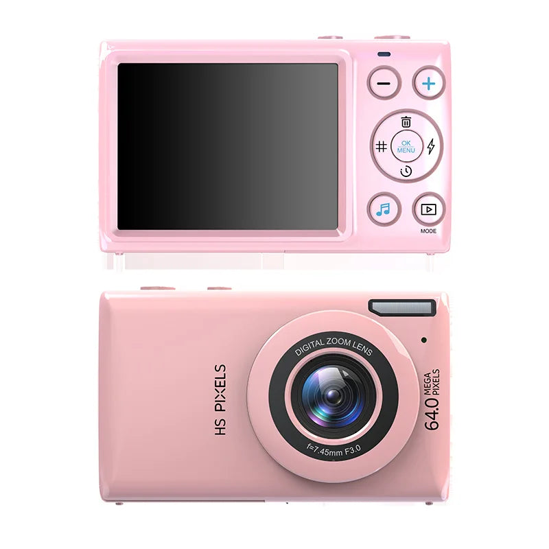 64MP 4K Digital Camera MP3 Player Camcorder for Students
