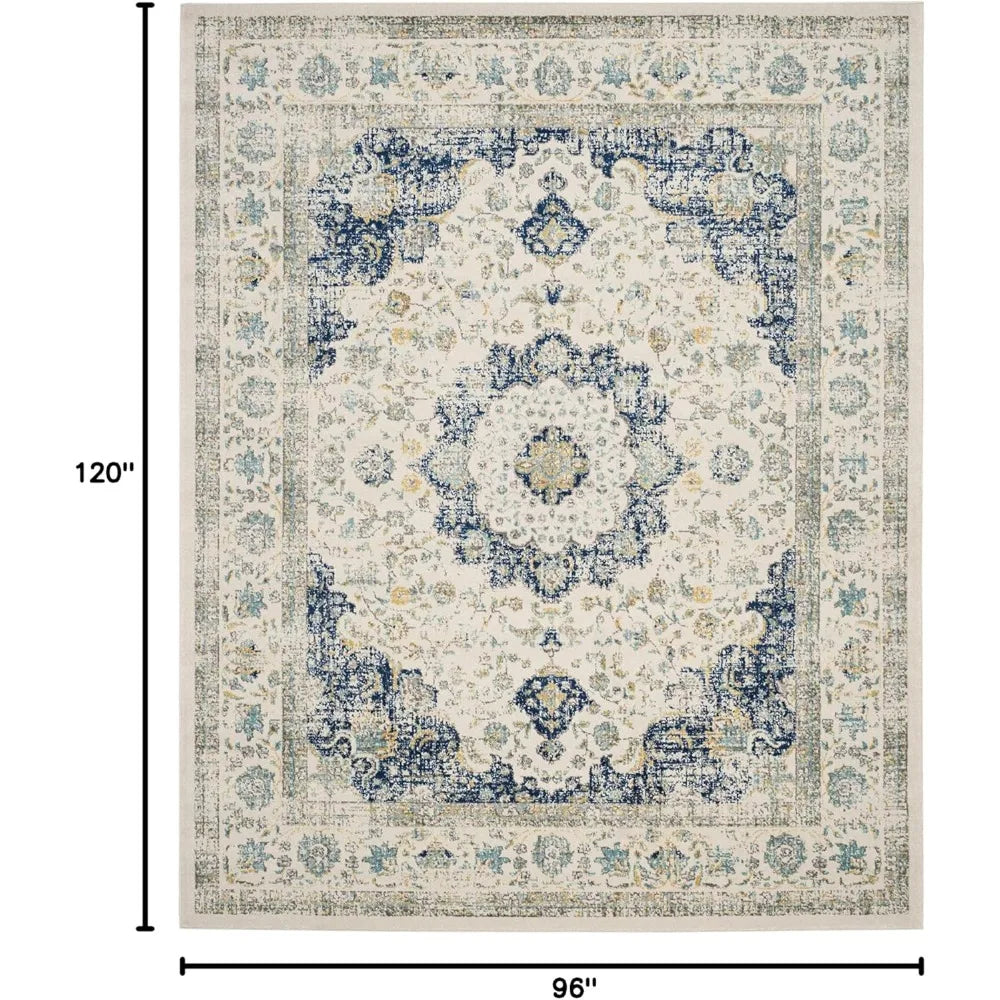 Evoke Collection Area Rug Shabby Chic Oriental Medallion