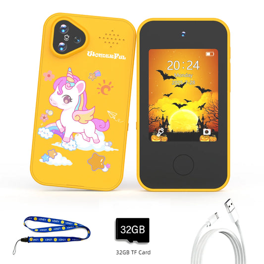 Mini Kids Smart Phone Dual Camera 1080P HD Touchscreen Educational