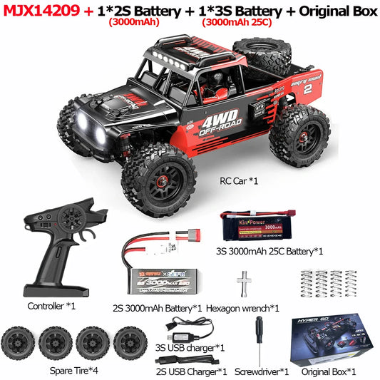 Jyscend MJX 14209 14210 V3.0 RC Car 4WD