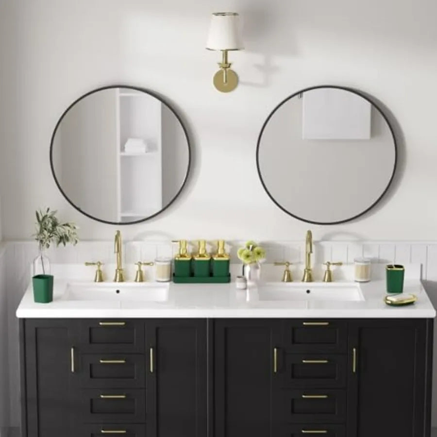 Bathroom Accessory Set With Shower Curtain And Rugs