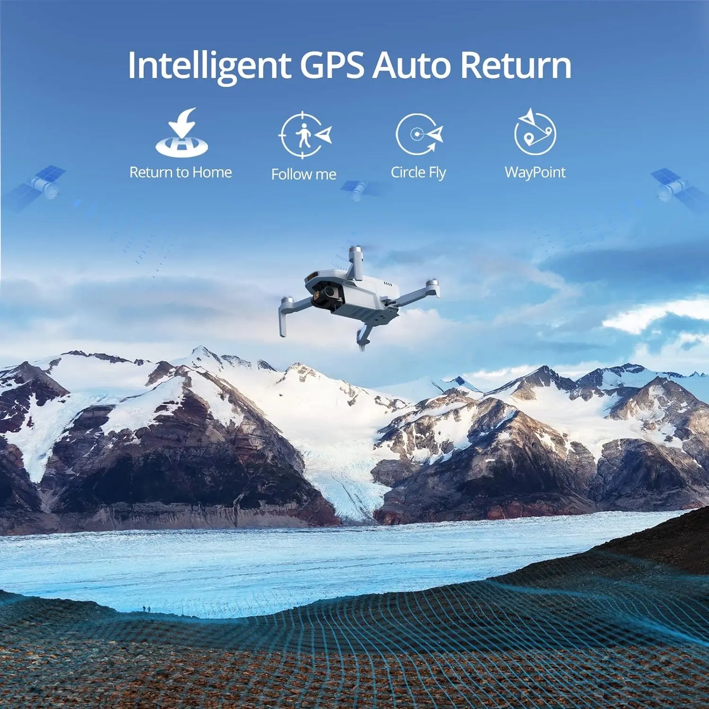 Potensic GPS Auto Return Drone With 4K Camera And Gimbal