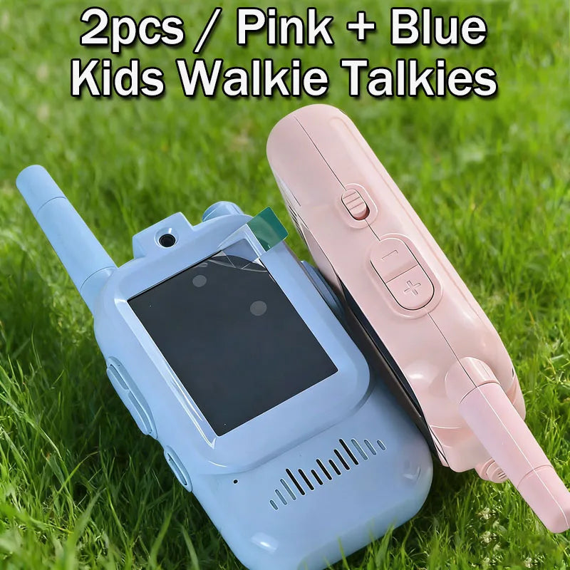 Kids Video Walkie Talkies Rechargeable One Click Pack 2