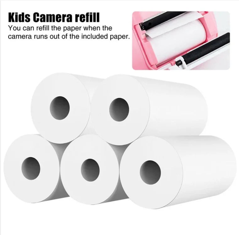 Kids Digital Camera With Instant Print And Mini Thermal Printer