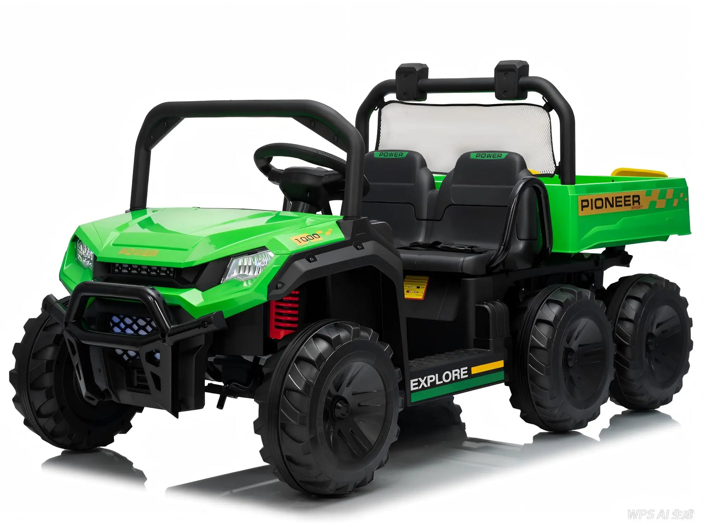24V Two Seater Ride On Electric Dump Truck With Remote
