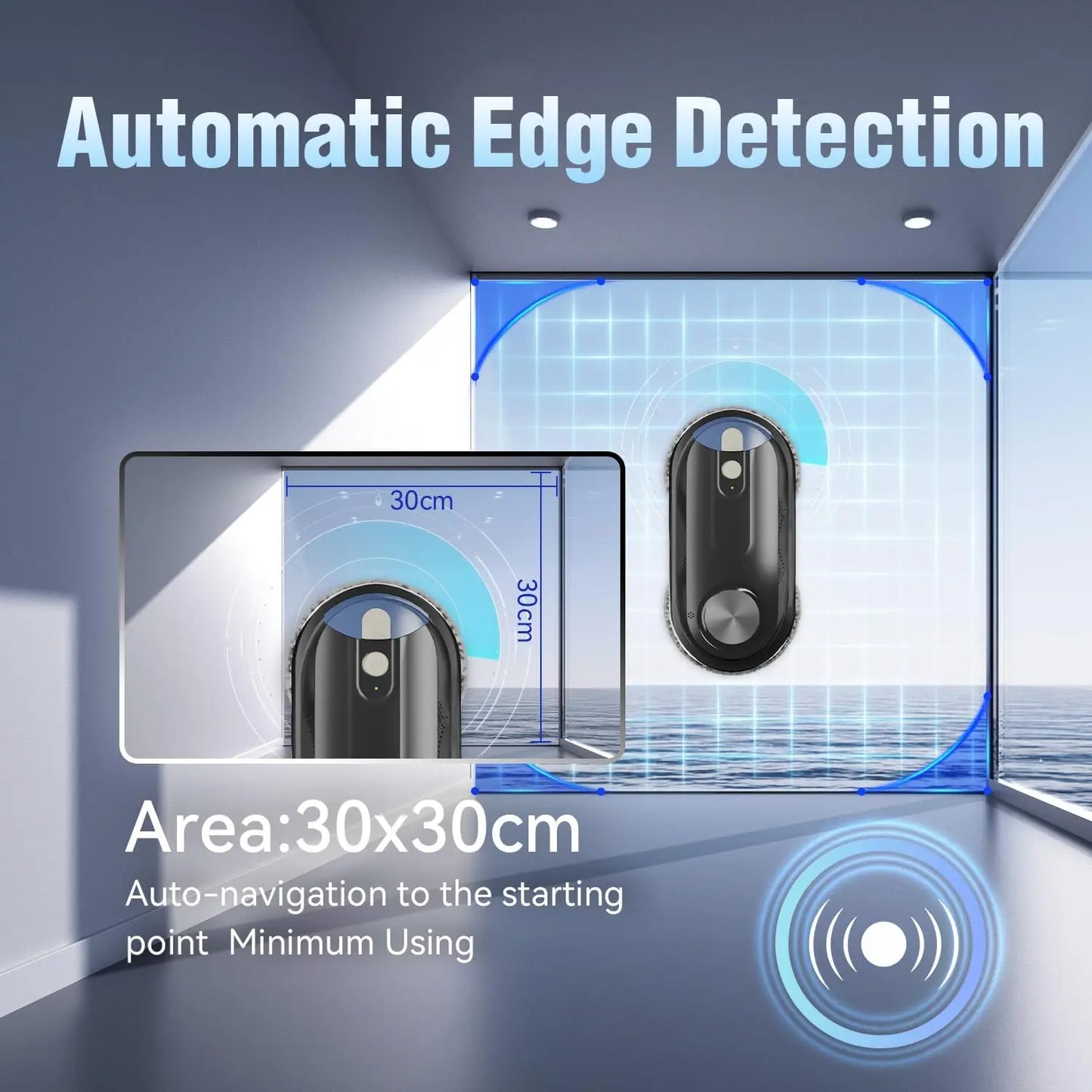 Window Cleaning Robot With AI Path Planning Edge Detection