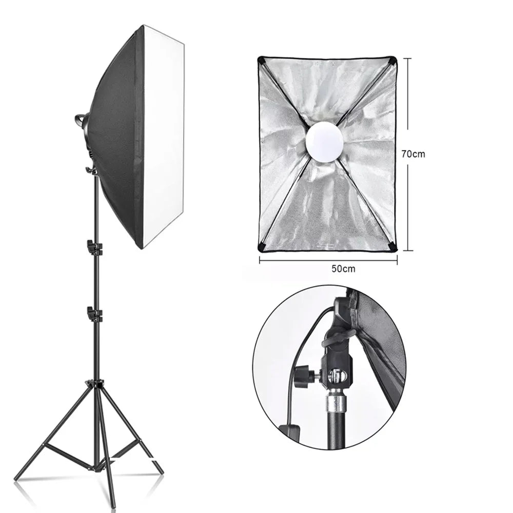 SH Professional Softbox Lighting Kit For Photography Studio