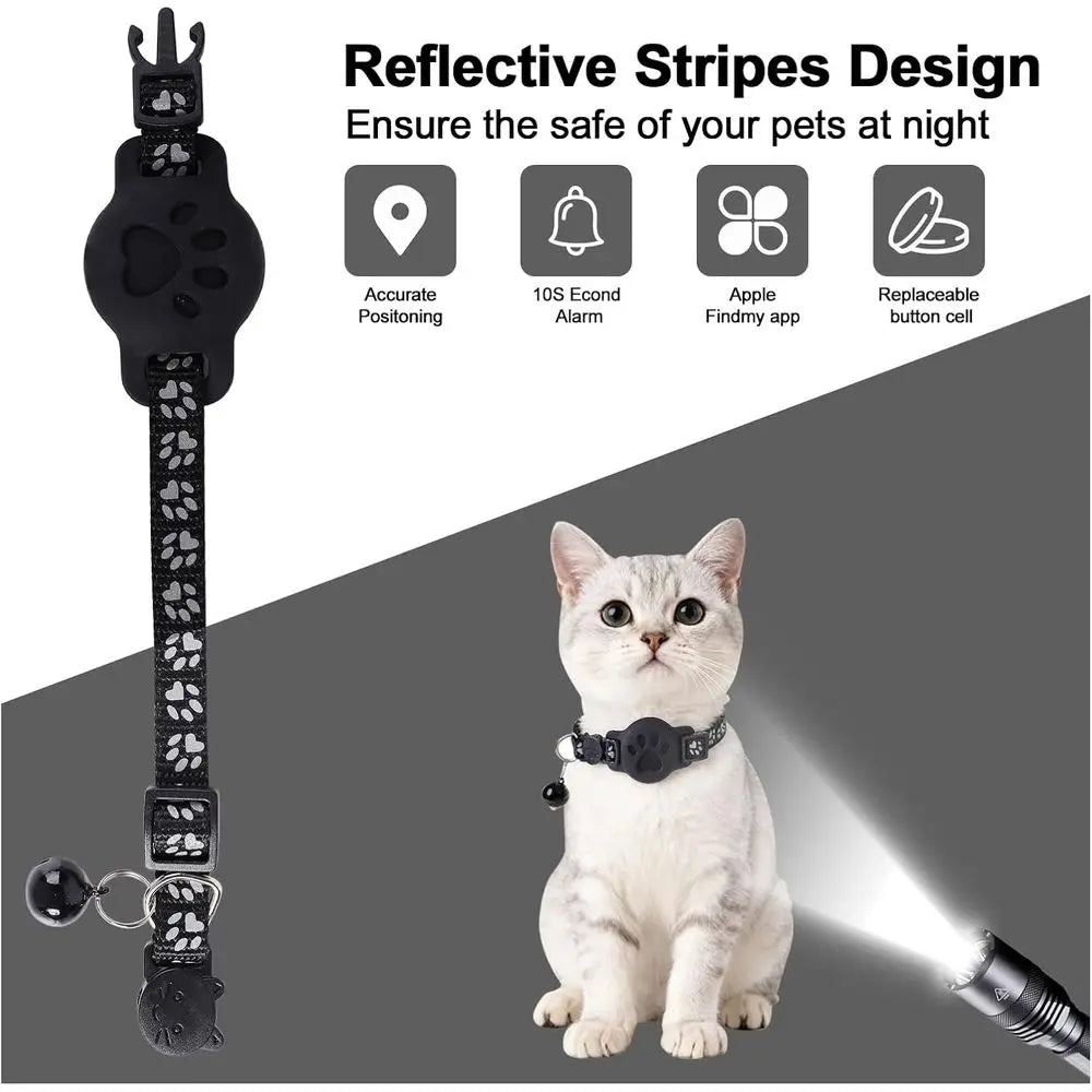 GPS Cat Collar With Bluetooth Tracker For Find My App