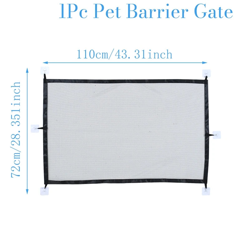Pet Dog Barrier Fence Folding Mesh Playpen Safe Space