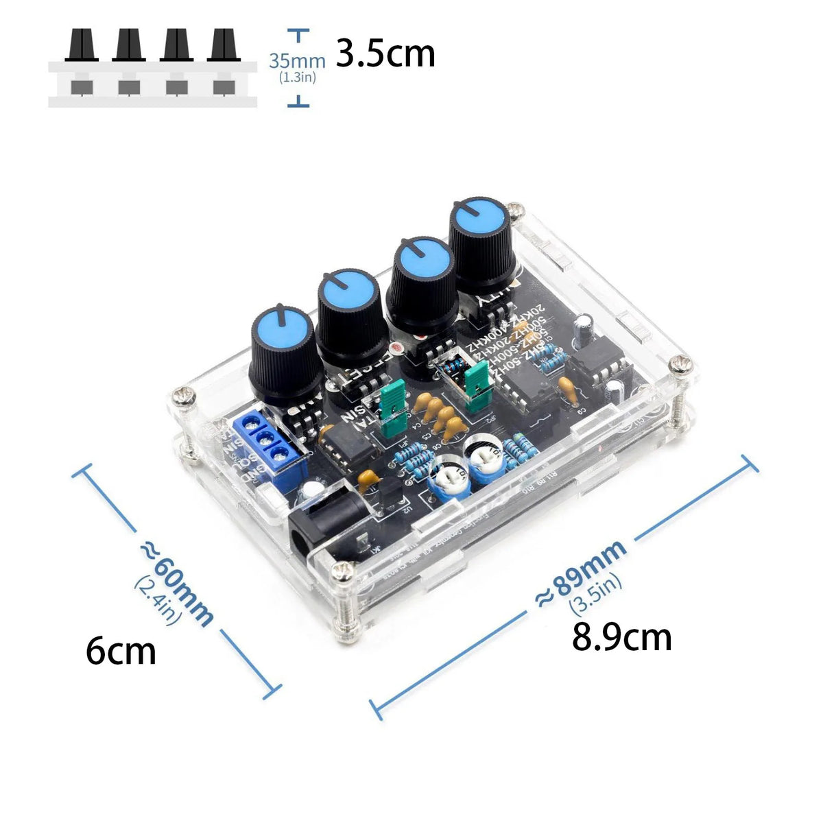 ICL8038 Low Frequency Signal Generator Experiment Kit