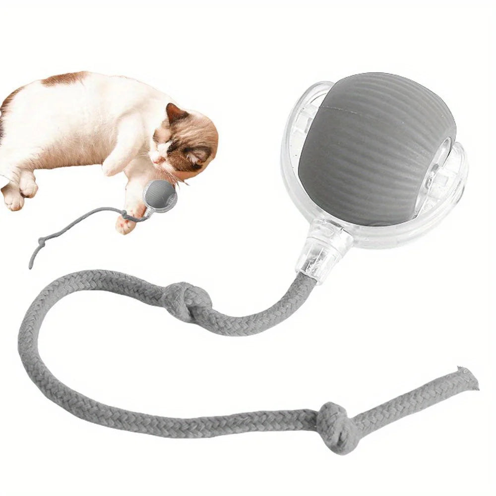 Automatic Interactive Cat Ball Toy Rechargeable Smart Rolling Ball
