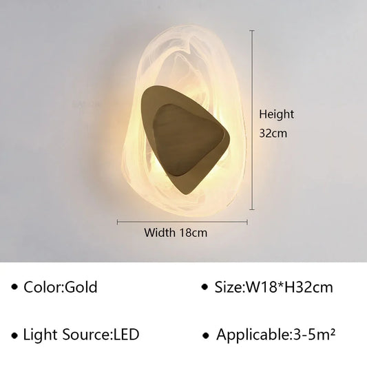 Modern LED Wall Lamp Bedside Sconce for Living Room