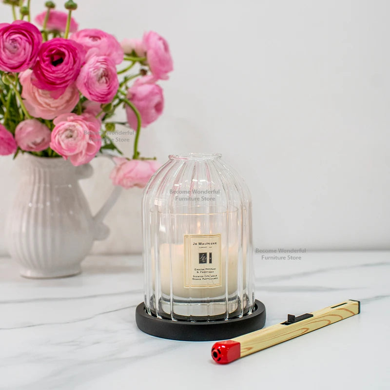 Modern Glass Tea Light Candle Holders For Home Decor